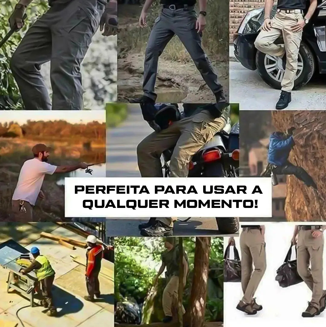 Calça Militar Tática Resistente e Impermeável [FRETE GRÁTIS APENAS ESSA SEMANA]