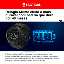 Relógio Militar 48M® | 48 Meses de Bateria [ÚLTIMO DIA DE PROMOÇÃO E FRETE GRÁTIS SOMENTE HOJE]