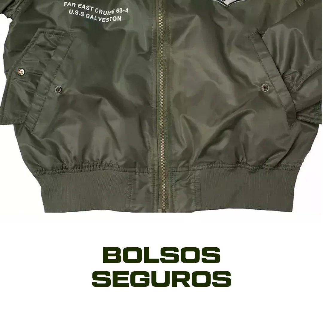 Jaqueta Masculina Militar American US® [ÚLTIMO DIA NA PROMOÇÃO E FRETE GRÁTIS]