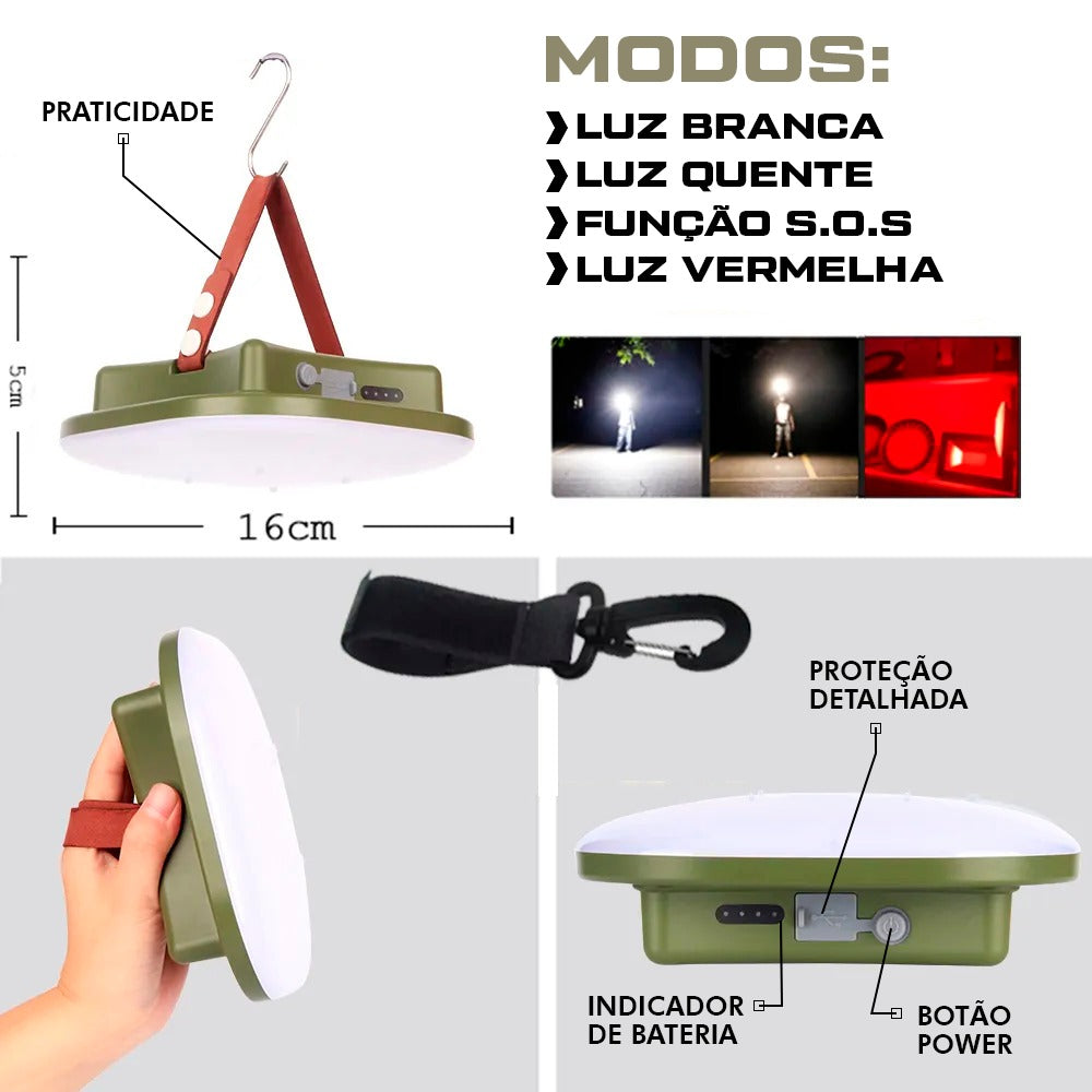 Refletor de Led Para Camping