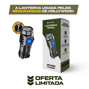 Lanterna Tática Indestrutível Power Flash® [ÚLTIMO DIA NA PROMOÇÃO E FRETE GRÁTIS]